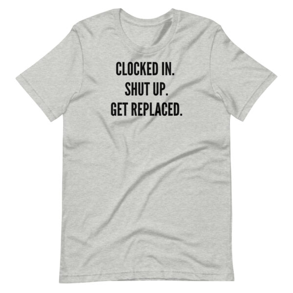 Clocked In Tee – w/ Back Print - Image 3