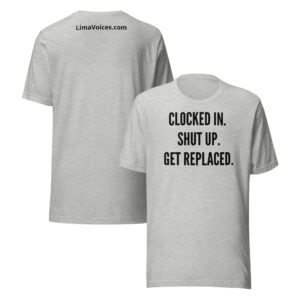 Clocked In Tee – w/ Back Print