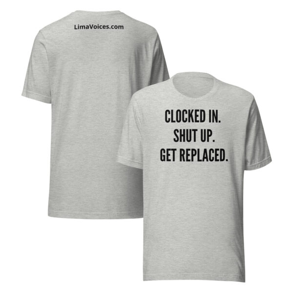 Clocked In Tee – w/ Back Print