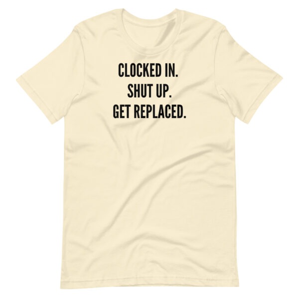 Clocked In Tee – w/ Back Print - Image 6