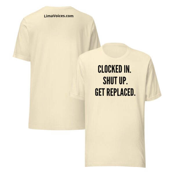 Clocked In Tee – w/ Back Print - Image 7