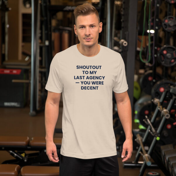 Shoutout to Last Agency Tee w/ Back Print - Image 4
