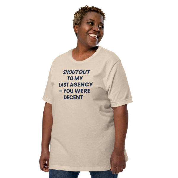 Shoutout to Last Agency Tee w/o Back Print - Image 6