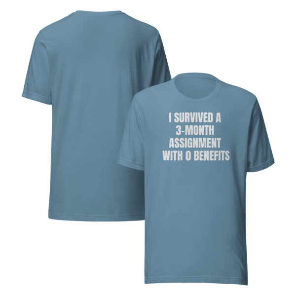 0 Benefits Survivor Tee w/o Back Print - Image 4