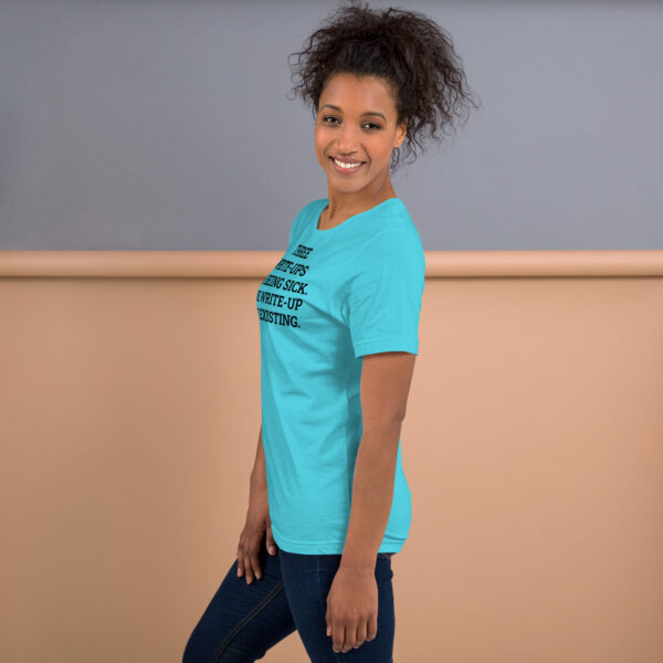 Sick Write-Ups Tee w/o Back Print - Image 7