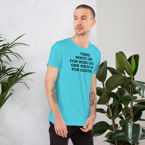 Sick Write-Ups Tee w/ Back Print - Image 3