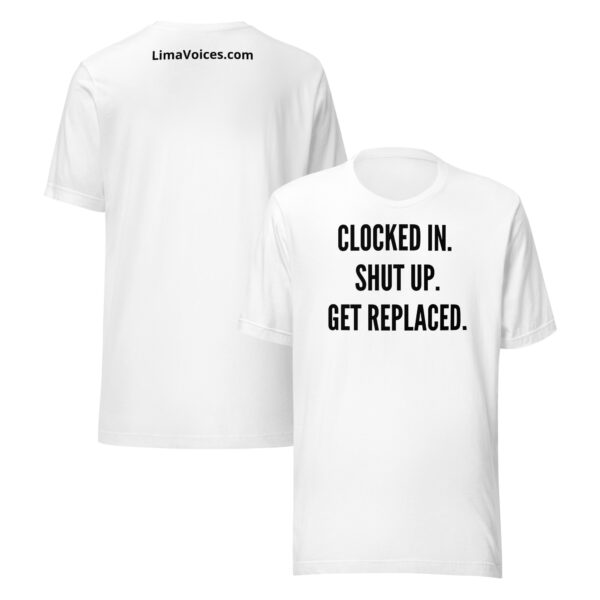 Clocked In Tee – w/ Back Print - Image 10