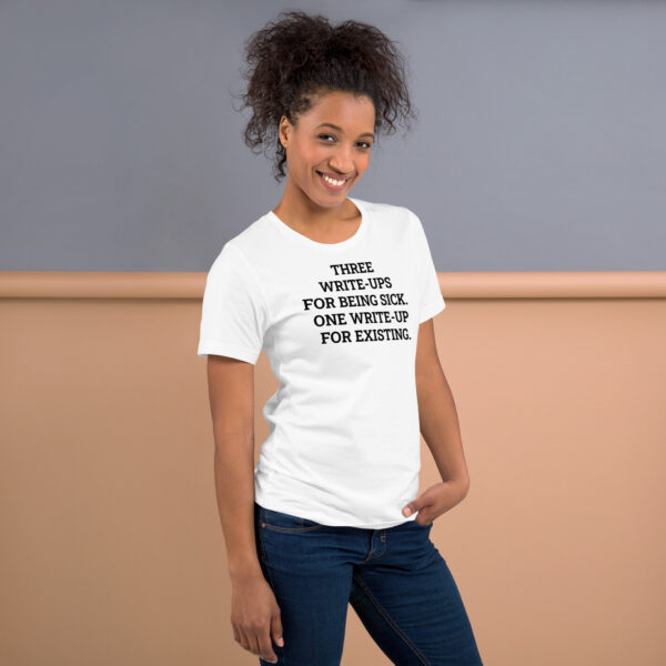 Sick Write-Ups Tee w/o Back Print